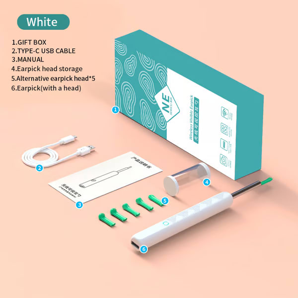 HD vizuálny čistič uší | EARSCAN